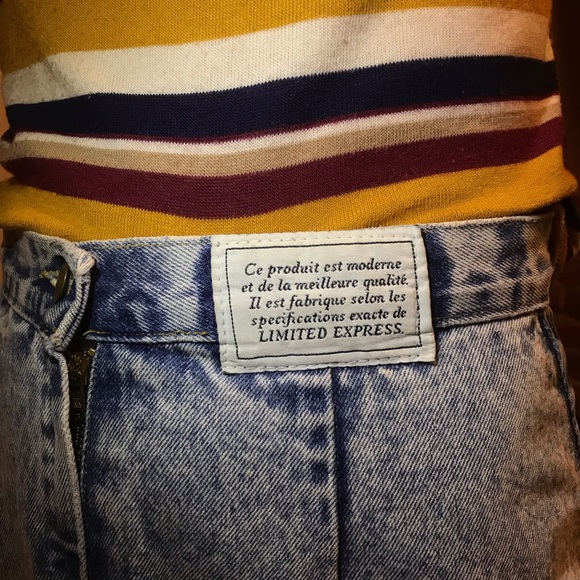 Vintage Denim Midi Skirt - Picture 2 of 4